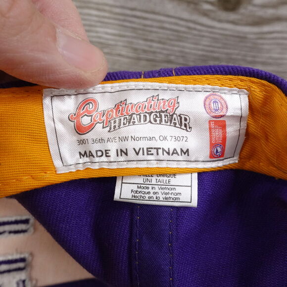 LSU TIGERS LOUISIANA FOOTBALL BASEBALL HAT CAP - Picture 9 of 9